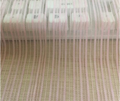 KS-RYM蕾絲面料布料   彈力條紋網布服裝布料    鏤空網紗豎條時尚氨綸網 細節-2